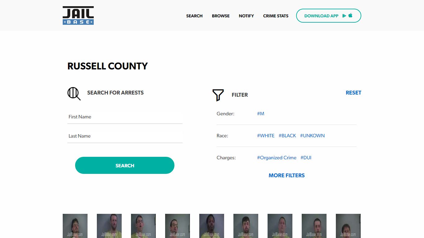 Russell County Jail Inmate Search and Mugshots | JailBase